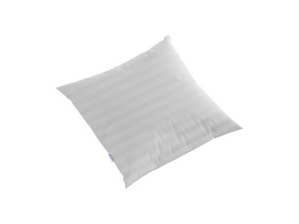 Povlak saténový proužek 30x40cm šedý (Zapínání hotelový uzávěr)