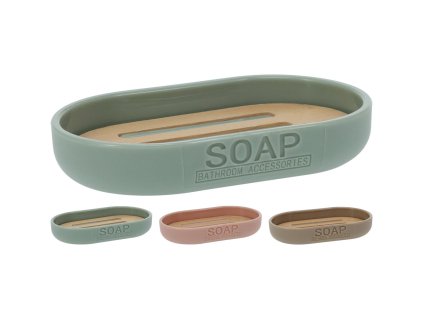 mýdlenka ovál 12,3x7,8cm, PH/bambus