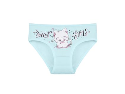 Dívčí kalhotky K840 KOTĚ SVĚTLE MODRÁ (Velikost 122)