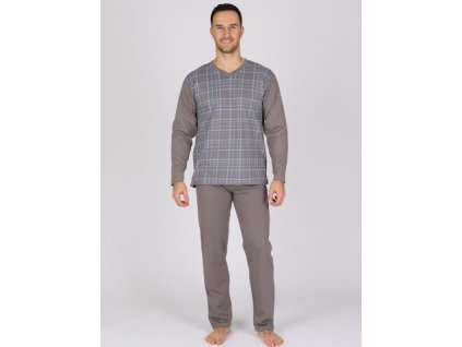 Pánské dlouhé pyžamo P WIND (Velikost XXL)