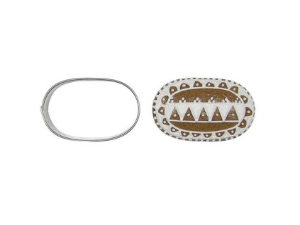 vykraj. cukr. MOKA oválek č.2 (5cm) nerez