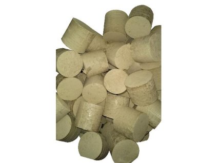 brikety dřevěné cca 25kg, válečky-tvrdé dřevo