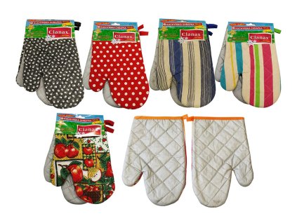 chňapka BA/teflon s magnetem/poutkem, mix (2ks)