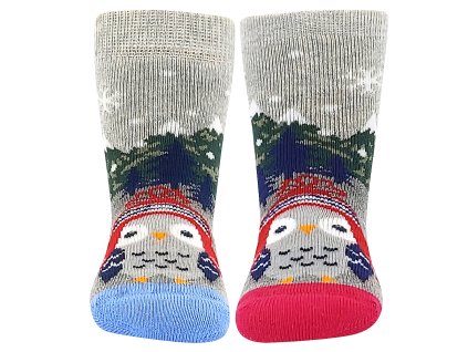 ponožky Huhik ABS (Barva růžová, Velikost 21-25 (15-17))