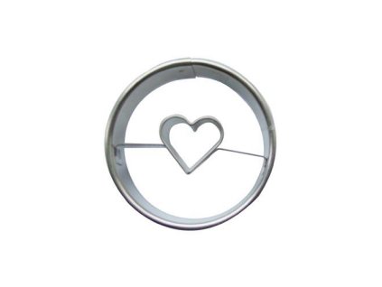 vykraj.cukroví KOLEČKO hladké SE SRDÍČKEM