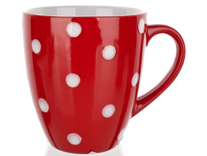 hrnek 400ml BAŇÁK puntíky ČRV keramický