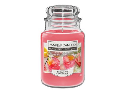 svíčka vonná sklo FIZZY FRUIT PUNCH 538g (hoří 130hod)