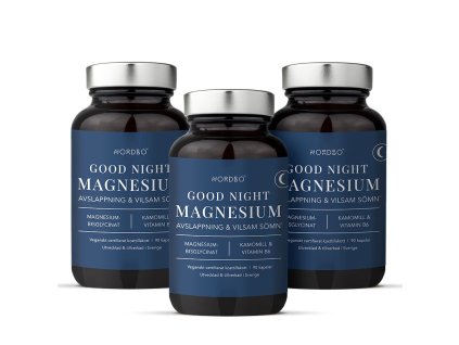 Magnesium Good Night 90 kapslí 2 + 1 ZDARMA (Varianta Magnesium Good Night 90 kapslí 2 + 1 ZDARMA)