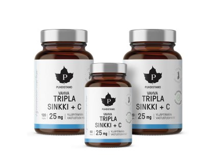 Triple Zinc 25mg + Vitamin C 2 x 120 kapslí + 60 kapslí ZDARMA (Varianta Triple Zinc 25mg + Vitamin C 2 x 120 kapslí + 60 kapslí ZDARMA)