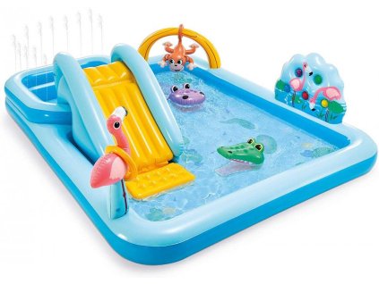 Hrací centrum Intex 57161 Jungle Adventure 244x198x71 cm