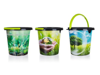 vědro 5l ECO s výlevkou PH mix dekorů