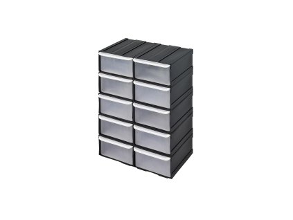 organizér 155x100x225mm, 10 zásuvek, PH