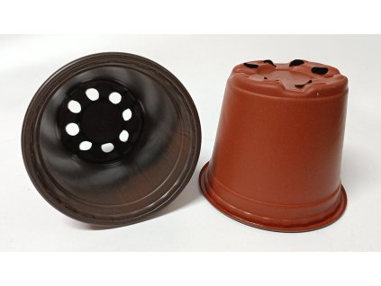 květináč lehčený 10,7cm TE/ČER