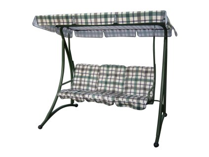 houpačka zahradní 190x120x185cm ZE s dekorem, nosnost 260kg