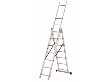 žebřík Al un. 3d. 7př. 4,25m nosnost 150kg