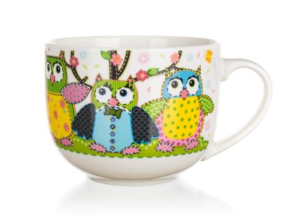 hrnek JUMBO 500ml SOVY keramický