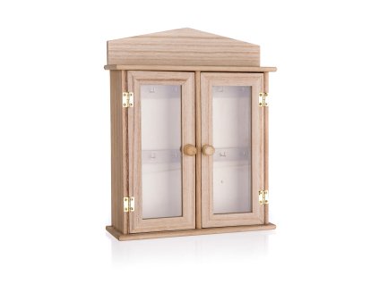 skříňka na klíče 27x22x6,5cm dřev.