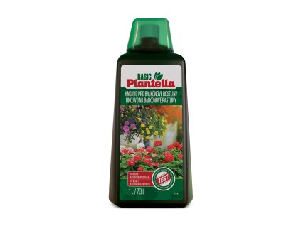 hnojivo kapalné KVĚT pro balkónové rostliny 1l Plantella Basic