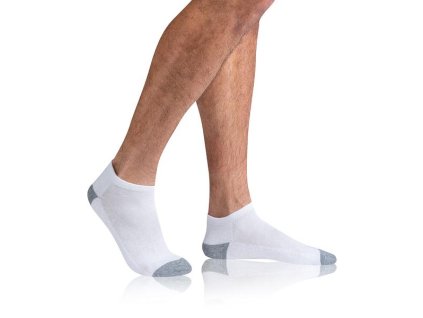 SPORT MEN IN-SHOE 3x - Pánské kotníkové ponožky 3 páry - bílá (Velikost 40 - 45)