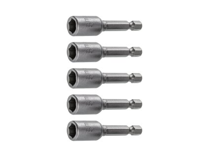 adaptér 1/4" 8mm, sada 10díl.