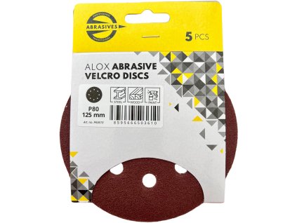 výsek brusný pr. 125mm zr.120 SZ, 8 otvorů (5ks)