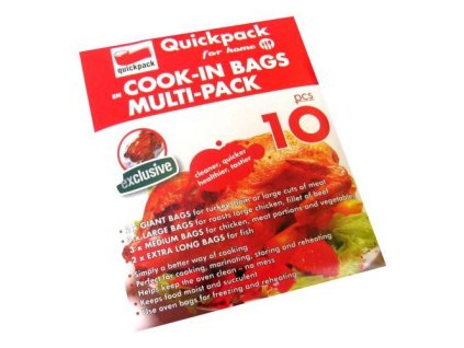 sáček na pečení mix velikostí (10ks) s klipsy na uzavření