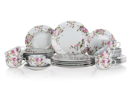 sada jídelní BEAUTY 30díl. porcelánová