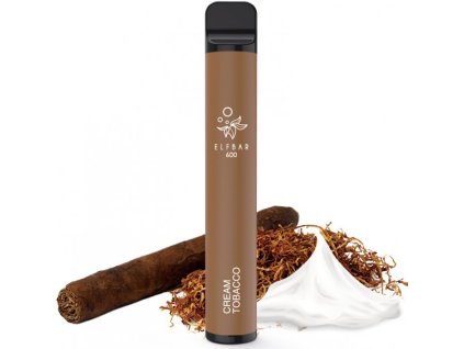 elf bar 600 elektronicka cigareta 20mg cream tobacco