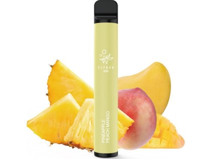 elf bar 600 elektronicka cigareta 20mg pineapple peach mango