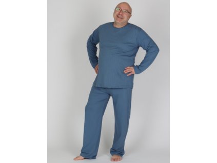 Pánské dlouhé pyžamo P BIGSTER 504 (Velikost 3XL)