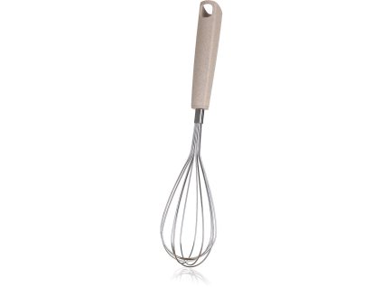 metla šlehací 33,5x7,5cm NATURAL nerez/PP