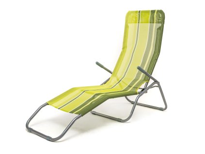 lehátko skládací kov.142x60x96cm PRUH ZE, nosnost 100kg