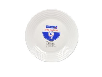 talíř dezertní skleněný HARENA 19cm BÍ