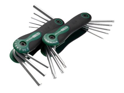 sada TORX + imbus TORX T9-T40, Hex 2-8mm, 2x8díl. STALCO