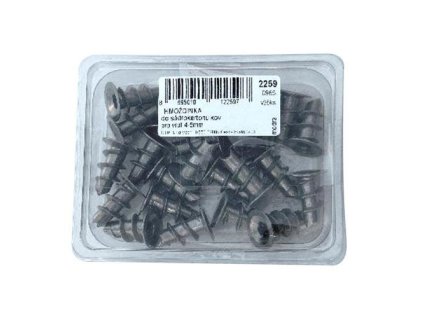 hmoždinka do sádrokartonu kov. 2259 (25ks) plast.obal