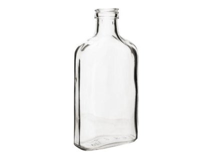 láhev placatka 100ml skleněná