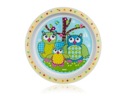 talíř dětský mělký 21cm SOVY PH