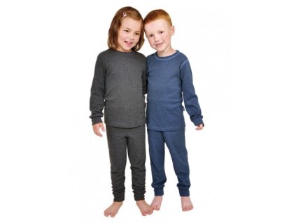 Dětské termospodky ALPEN Termofit šedé (Velikost 140)