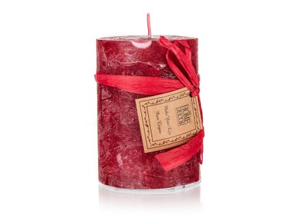 svíčka pr.6,8x9,5cm RED
