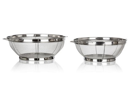 sítko s podstavcem AKCENT nerez sada 2díl.(21.5,24.5cm)