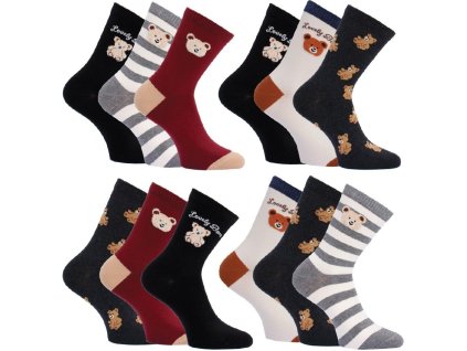 34280 (3 páry) (20 pack) (Barva mix)