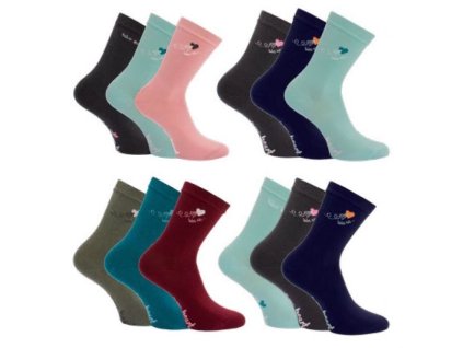 34370 (3 páry) (1 pack) (Barva mix)