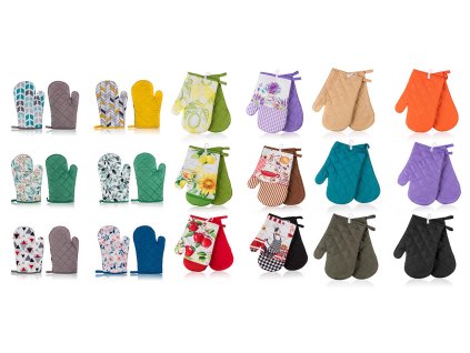 chňapka PES 27cm SOLID mix barev (2ks)