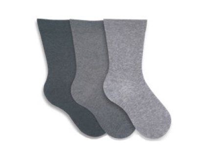 26905 / 43 (3 páry) (1 pack) (Barva šedá/antracit)
