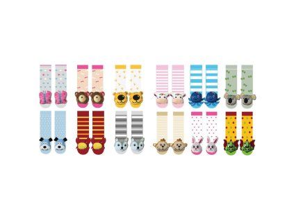 54504 (1 pár) (18 párů) (Barva mix)