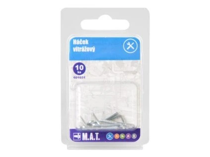 háček vitrážový kov. (10ks)