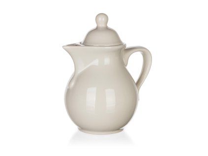 konvice 1,25l NATURAL Ivory keramická