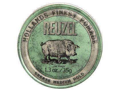 reuzel styling green pomade grease medium hold