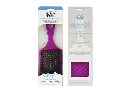 wet brush paddle detangler