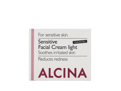 alcina sensitive facial cream light